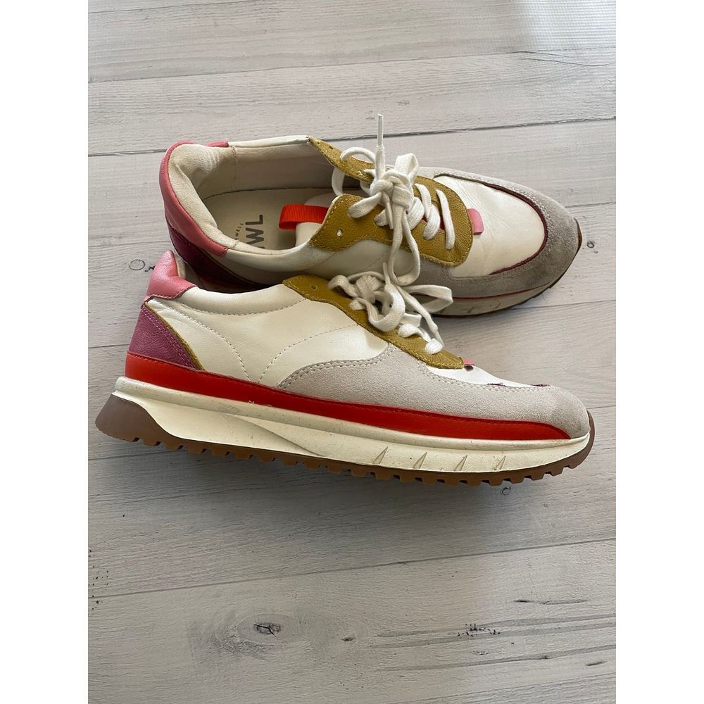 Madewell Kickoff Trainer Sneakers in Bright Colorblock Leather